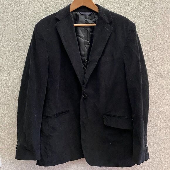 Banana Republic Corduroy Velvet Blazer Jacket Men's 42R Two Button Closure - Picture 1 of 5